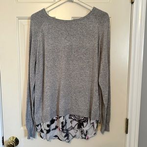 Joules layered open back sweater